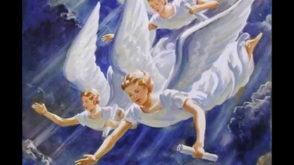 imagenes de angeles celestiales con mensajes