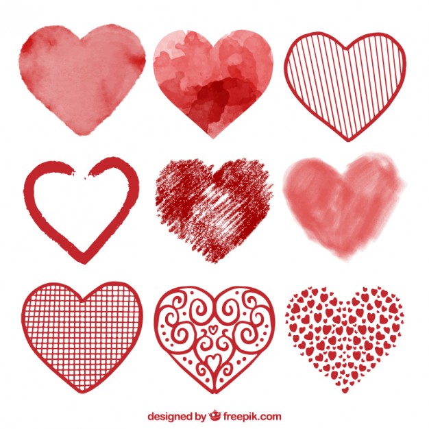 corazones vector free download