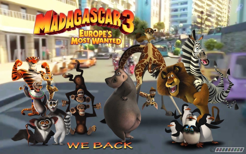 Protectores de pantalla de Madagascar 3