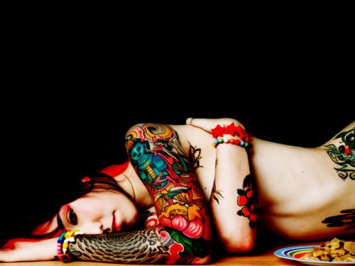 wallpapers tattoo girl