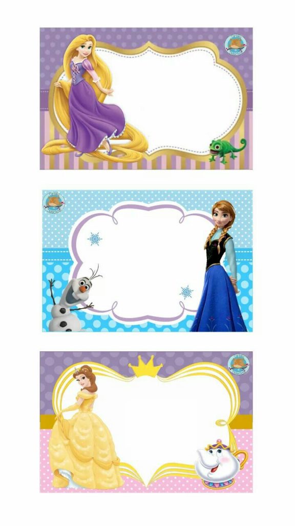 collage de cumpleaños de princesas
