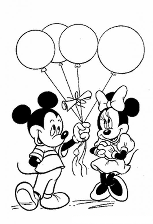 imagenes de mickey mouse y mimi para dibujar