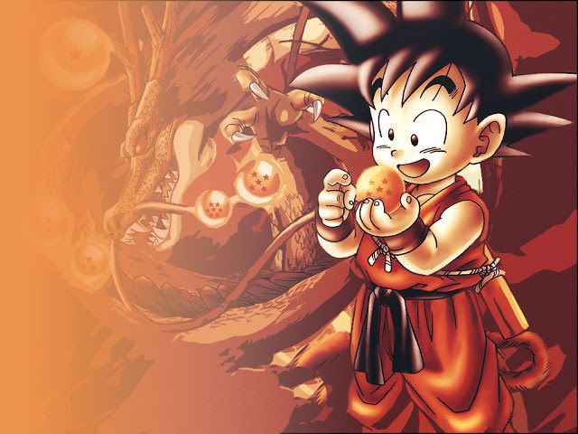 Goku en pequeño