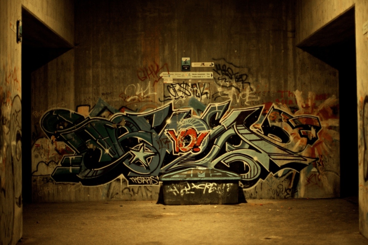 Fondos graffitis hip hop