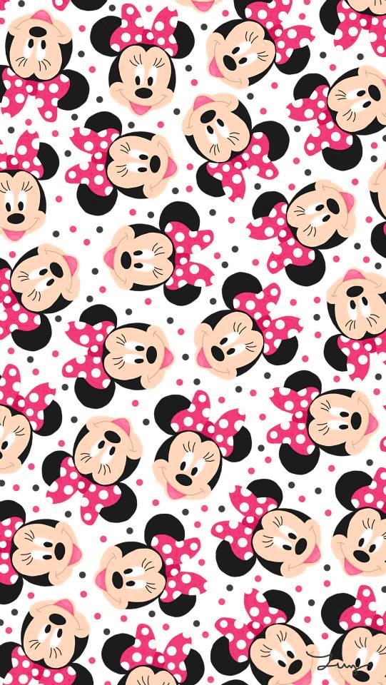 wallpaper minnie mouse rosa