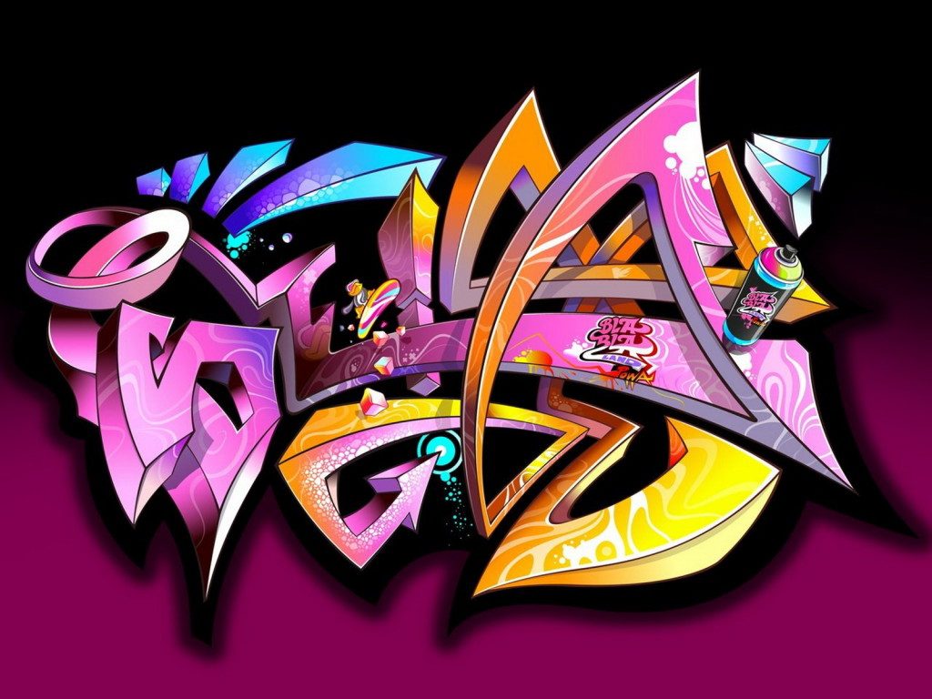 fondos de pantalla de graffitis 3d