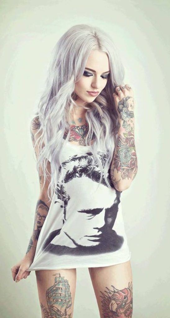 wallpapers tattoo girl hot