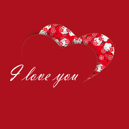 i love you heart and roses images