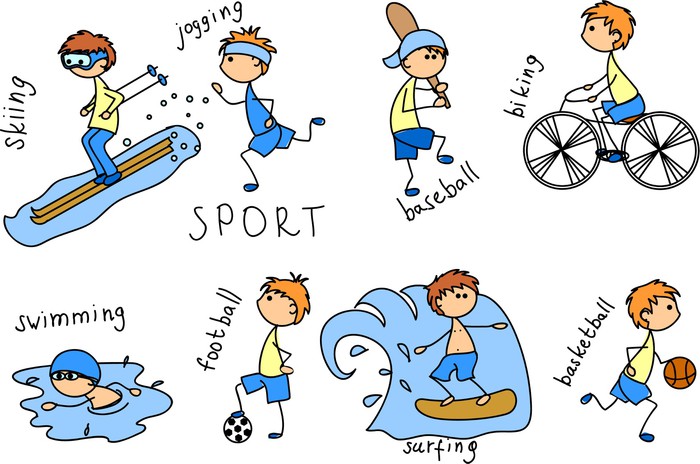 imagenes de deportes animados en ingles