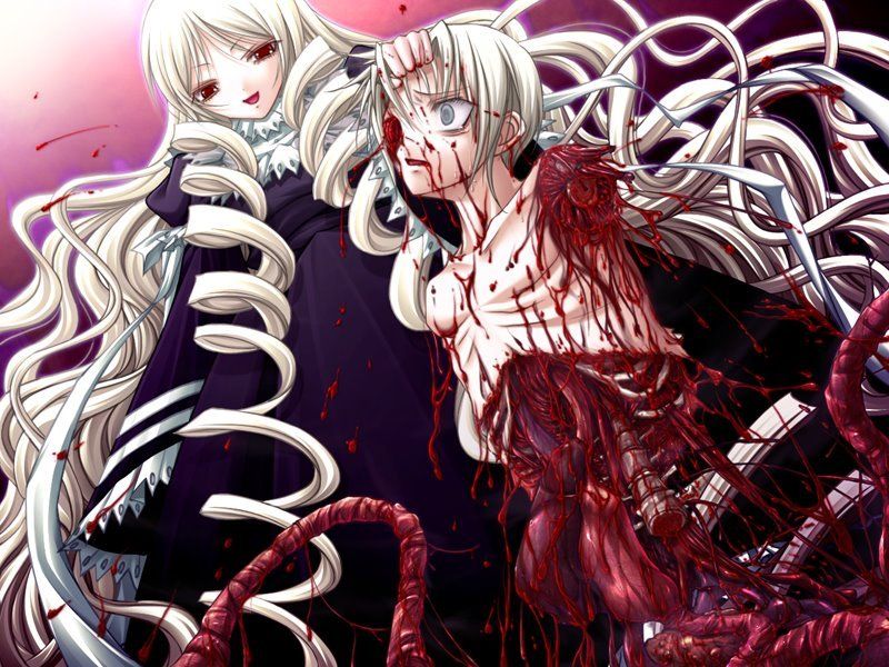 imagenes de anime gore sangriento