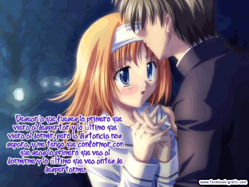 imagenes de anime de amor para facebook