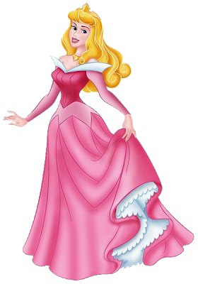 princesas de vestido rosado