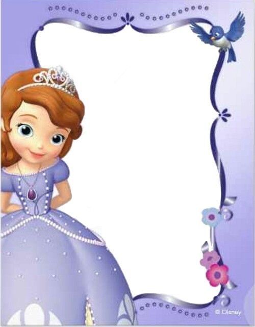marcos de princesa sofia para descargar