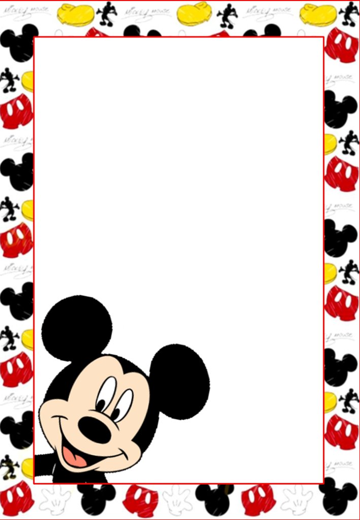 marcos de mickey mouse para fiestas