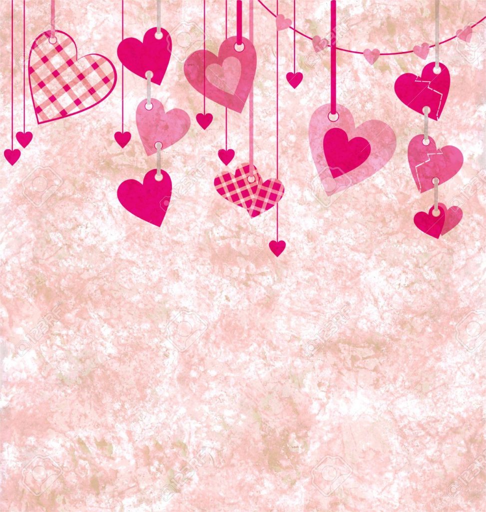 fondos de pantalla corazones rosas