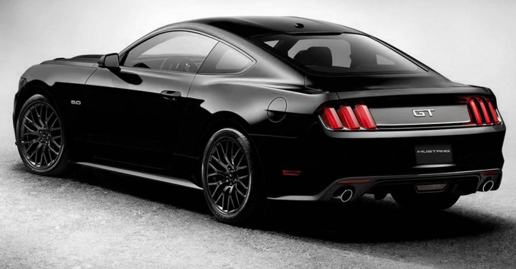 ford mustang black car