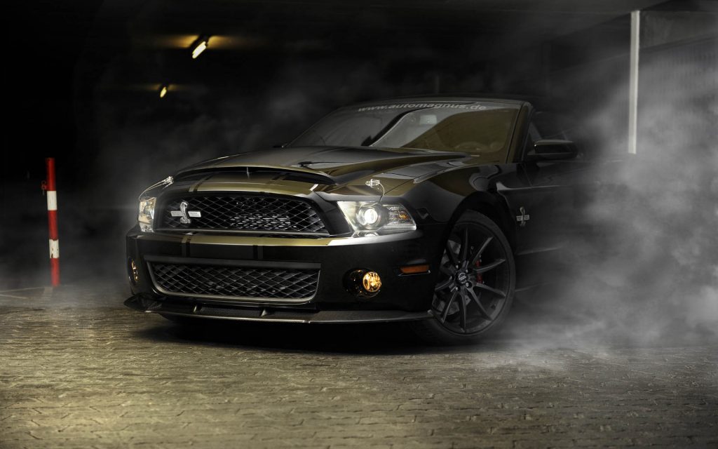 ford mustang black car