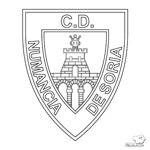 Escudo para colorear