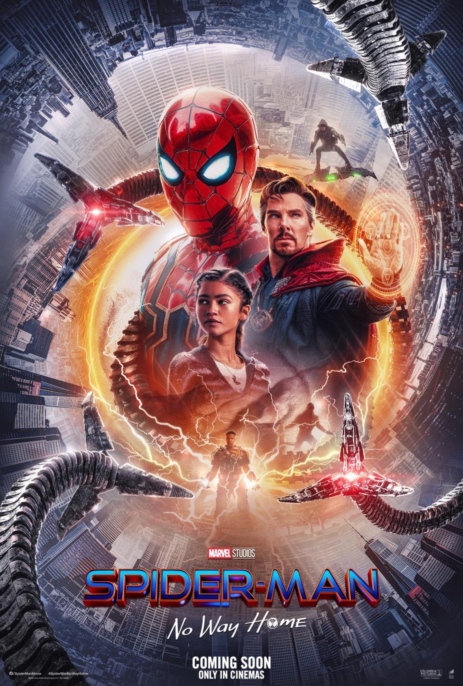 Spiderman no way home póster oficial