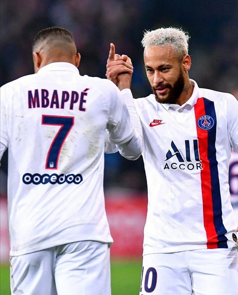 Fondos de pantalla de Neymar y Mbappé