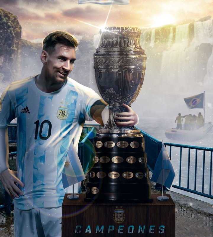 Messi copa américa Wallpaper 4k